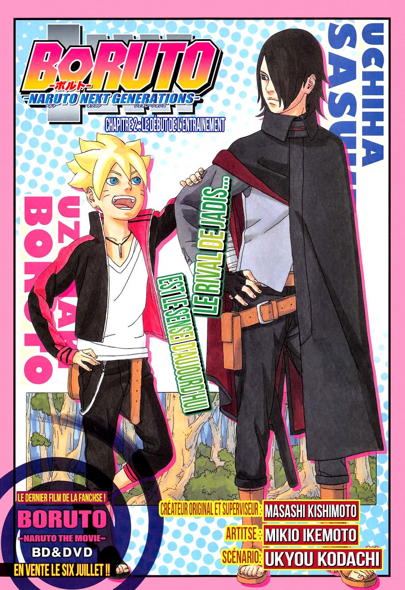 Boruto : chapitre 02 FR « le début de l’entrainement »