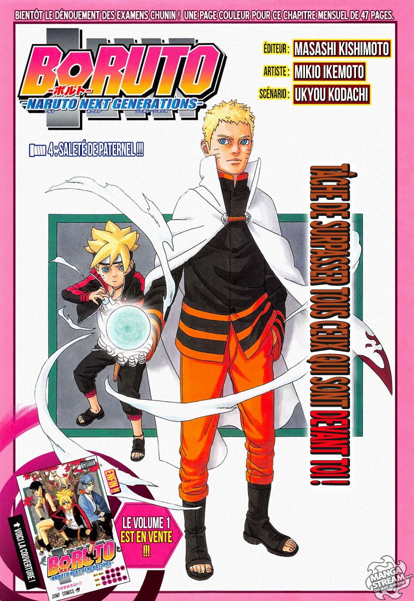 Boruto : chapitre 04 FR « Saleté de paternel »